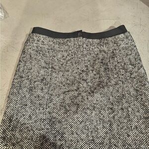 LOFT Black Midi Pencil Skirt for Work